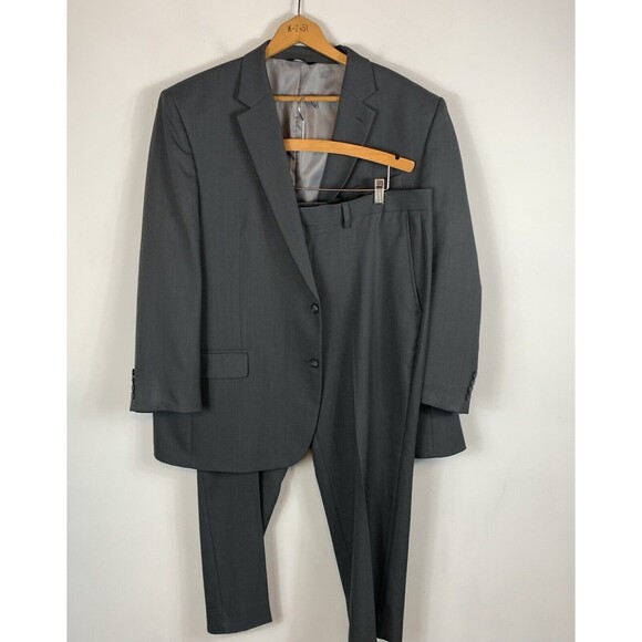 Haggar Other - Haggar Suit Men 48R Gray Tailored Fit Travel Performance Career Pants 38x29